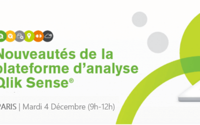 Petit Déjeuner / Nouveautés Qlik Sense – Le Mardi 4 Décembre 2018 à Paris