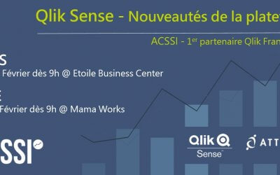 Nouveautés Qlik – Matinales à Paris et Lille les 4 et 6 Février 2020