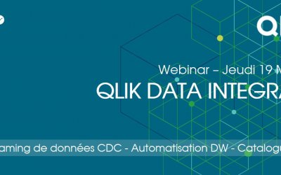Webinar / Qlik Data Integration QDI – Le Jeudi 19 Mars à 11h