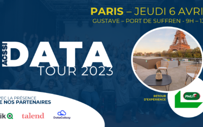 ACSSI Data Tour 2023 à PARIS – REPLAY : l’évènement Data à ne pas manquer ! REX Pmu – Avec la présence de Talend, Qlik et Datagalaxy